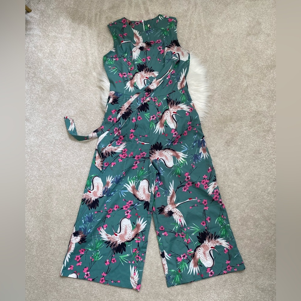 Wide leg jumpsuit